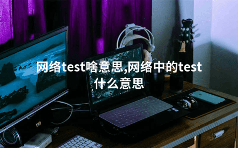 网络test啥意思,网络中的test什么意思