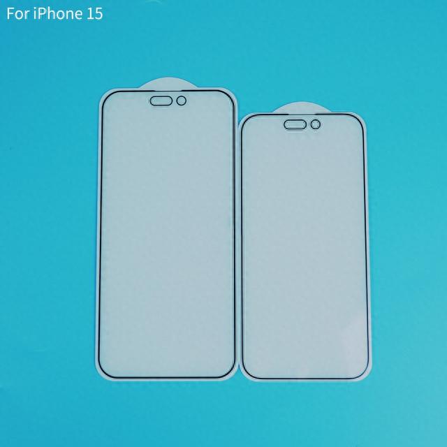 苹果iPhone 15系列钢化膜照片曝光
