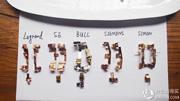 无边框开关插座拆解评测：罗格朗、施耐德、西门子、西蒙和公牛