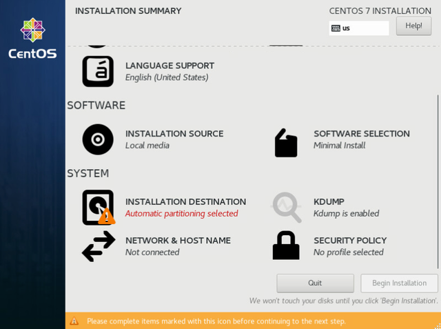 CentOS 7.6 操作系统安装文档