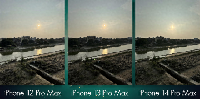 iPhone14ProMax/13ProMax/12ProMax，三代同堂，拍照差距大不大？