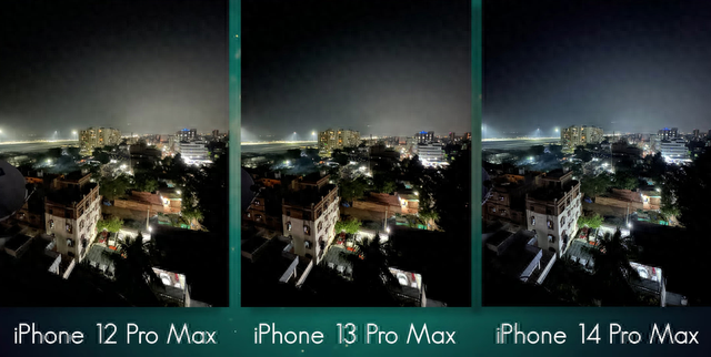 iPhone14ProMax/13ProMax/12ProMax，三代同堂，拍照差距大不大？