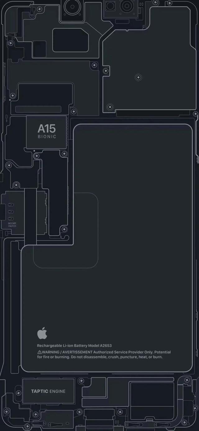 苹果手机内部结构图壁纸