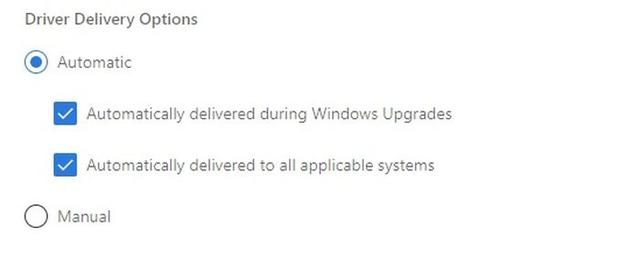 Windows 10驱动更新调整：不再自动安装“手动”驱动更新