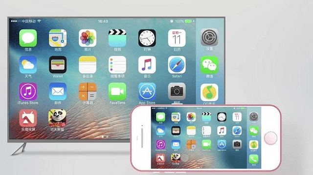 苹果手机投屏电视方法分享，小屏变大屏！