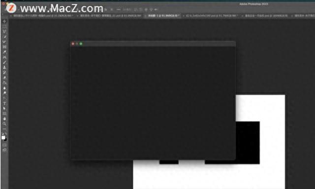 ps2023 mac版存储为窗口显示空白、黑屏解决方法~