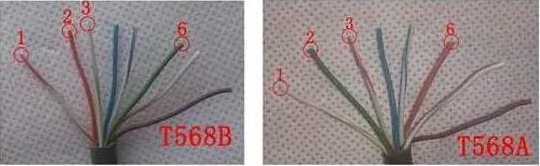网线中每根线的作用，只接4芯的网线和接8芯的网线有什么区别