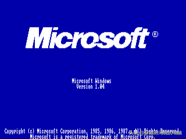 穿越时间·Windows 1.x的正式版本之Windows 1.01、1.02、1.03、1.04