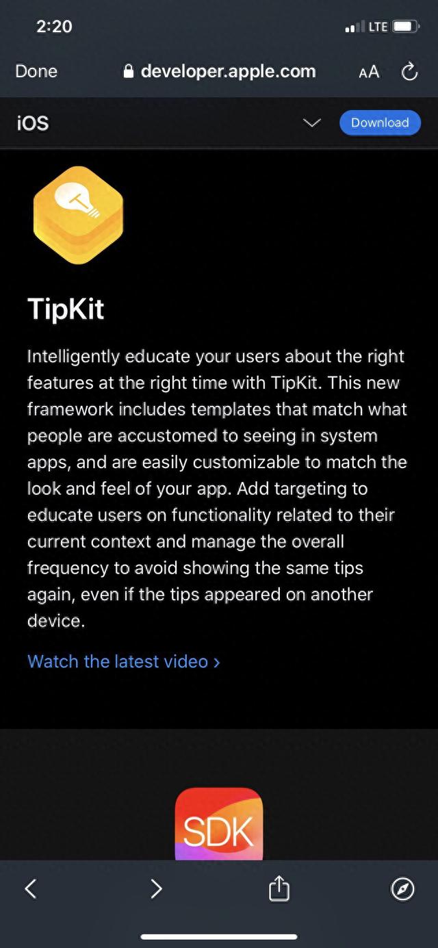 苹果推出TipKit：向开发者提供App教程模板、帮用户快速上手