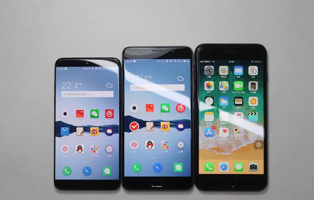 魅族15、iPhone 8Plus、魅族PRO 6Plus屏幕尺寸，大小对比自己看
