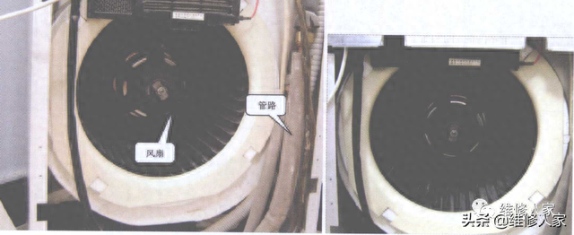 普通柜式空调器室内机的结构组成